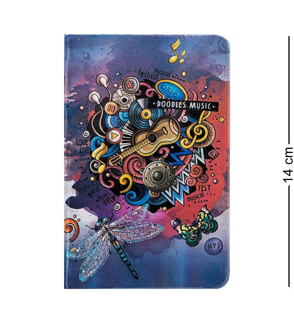 BM-09/3 Блокнот мал. «Звуки музыки» (3D твердая обложка)