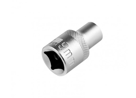 Головка торцевая, 9 мм, двенадцатигранная, CrV, под квадрат 1/2, хромированная Stels 13649