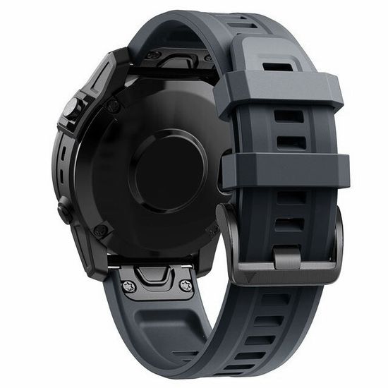 Ремешок QuickFit 20 мм для Garmin Fenix 7S, Fenix 6S, Fenix 5S, Instinct 2S, Epix Pro Gen 2 (42 mm) силиконовый быстросъемный