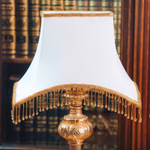 Пара настольных ламп из литой бронзы,