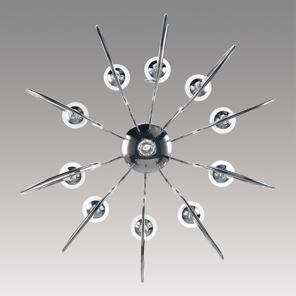 8032/10 CLASSI LN25 20 хром, металл/хрусталь Люстра подвесная Е14 10*40W 220V LAOKA