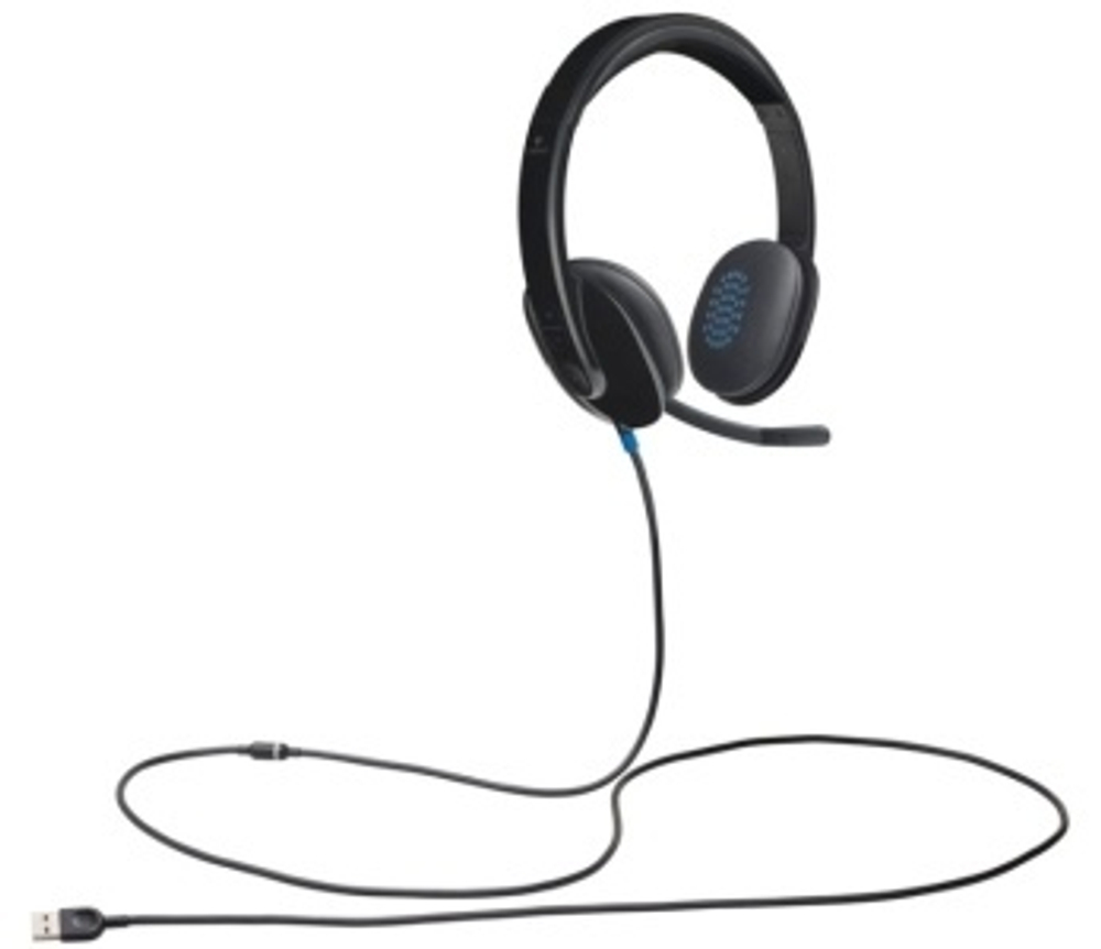 Наушники Logitech USB Headset H540 черный