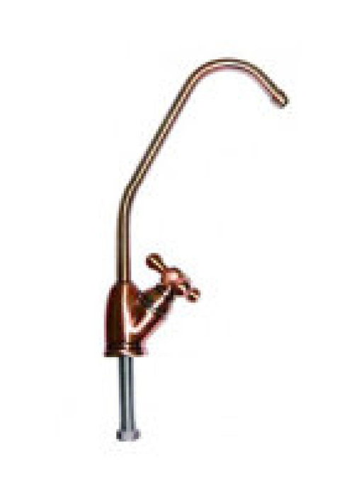 Кран 7,5 см с керамическим переключателем под бронзу (F-07-2BC-L-B)