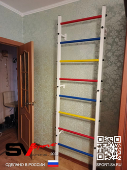 Монтаж шведской стенки Sv Sport в бетонные, кирпичные стены