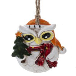 GAEM Изделие декоративное подвесное "Сова", L5 W0,5 H5 см, 4в.