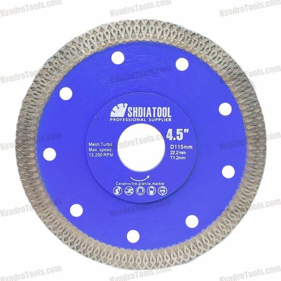Диск алмазный 115 мм турбо ShidaTool
