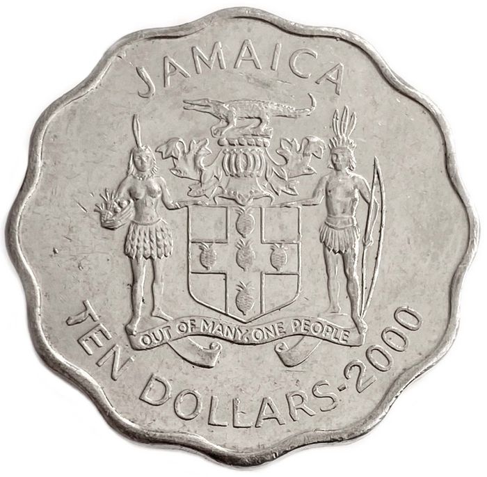 10 долларов 2000 Ямайка