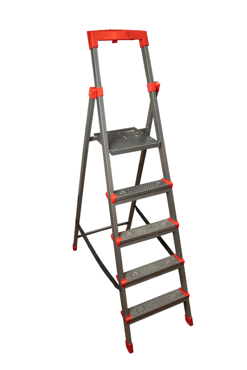 СТРЕМЯНКА МЕТАЛЛИЧЕСКАЯ HAUSHALT 5-И СТУПЕНЧАТАЯ 150КГ ННСУ5