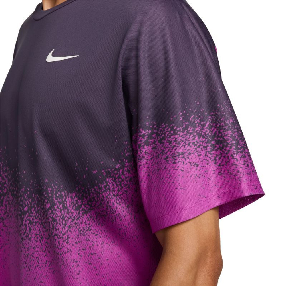 Мужская теннисная футболка Nike Court Slam Dri-Fit Tennis - Фиолетовый