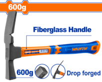 Молоток каменщика 600 г (6/18) WADFOW WHM3306