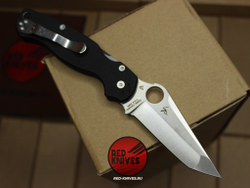 Нож Spyderco Paramilitary 2 Tanto G10 - черная рукоять, клинок сатин RK/487