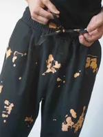 Купить Брюки Sashina Bleach Tie-Dye черные Брюки Sashina Bleach Tie-Dye черные