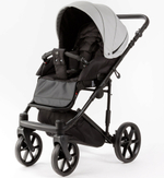 Детская коляска Adamex Locco Light Deluxe 3 в 1 LL-SA03 (СВ.СЕРАЯ КОЖА)