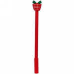 Ручка гелевая, цвет синий «Новогодний подарок», 19см