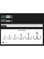 Крючки для рыбалки (тройник) VMC 9651 BN (черный никель)