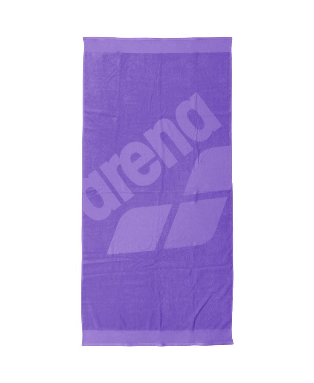 006353 700 Arena 23 полотенце BEACH TOWEL LOGO dark_lavanda