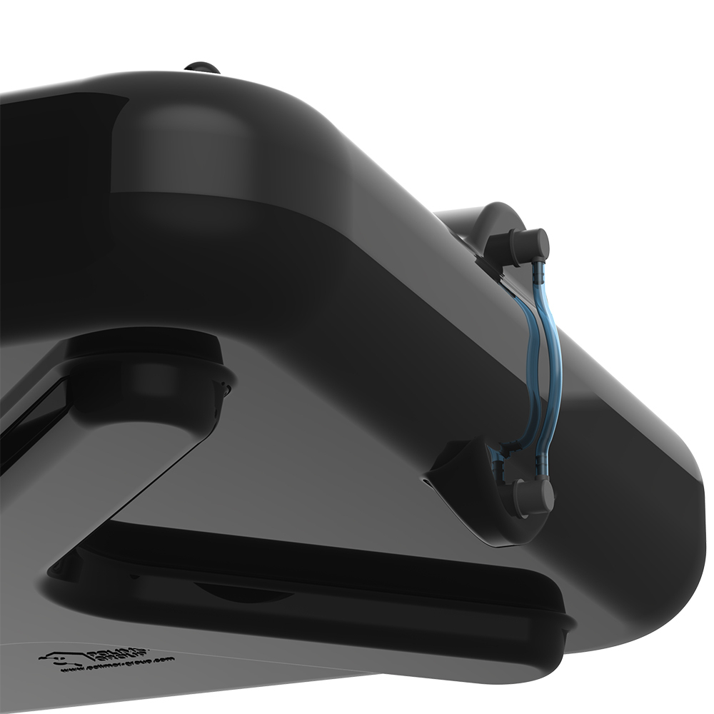 Бак для душа «Роса» 200 л с подогревом, с лейкой, с уровнемером Полимер-Групп(1030x1030x350см;11,5кг;черный) - арт.559256