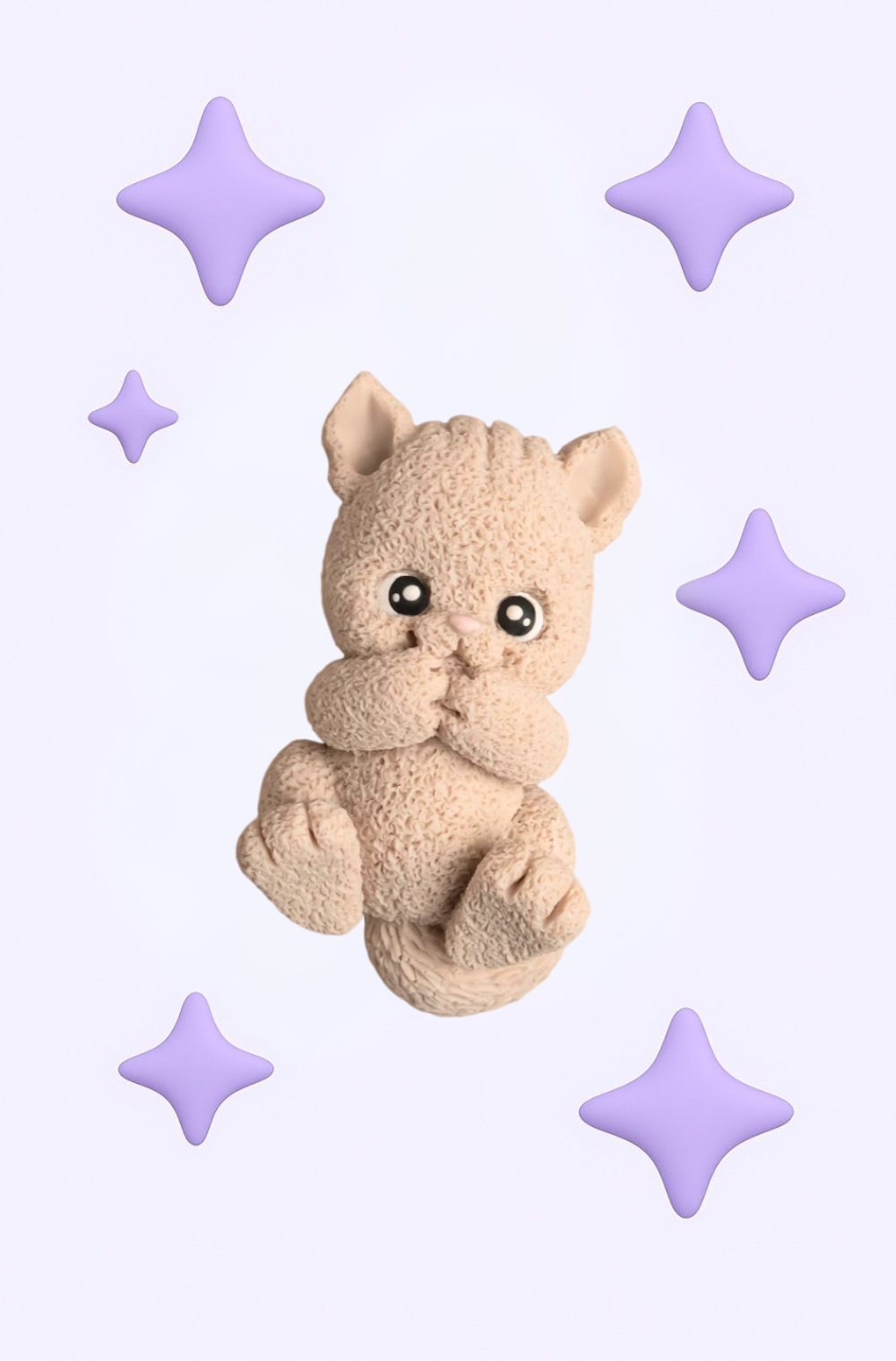 Фигурка из шоколада Котенок, 4*6*2,5 см