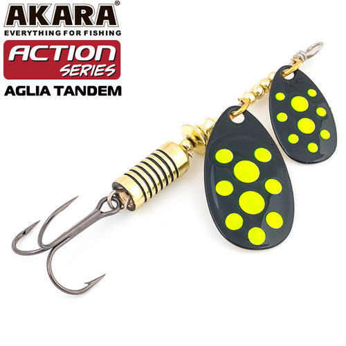 Блесна вращающаяся Akara Action Series Aglia Tandem 2/4 11 гр. 2/5 oz. A 7
