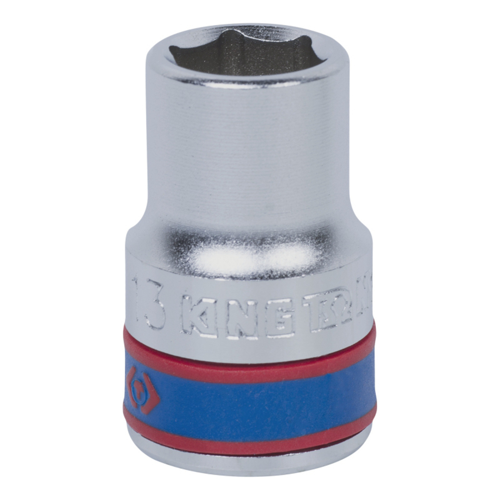 KING TONY (433513M) Головка торцевая стандартная шестигранная 1/2", 13 мм