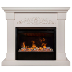 Электрокамин RealFlame Ofelia 26 BG орхидея с очагом Helios 26 SBG