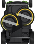 Газонокосилка аккумуляторная GREENWORKS TwinForce G40LM49DB 40В,49см,без АКБ и ЗУ (2500207)