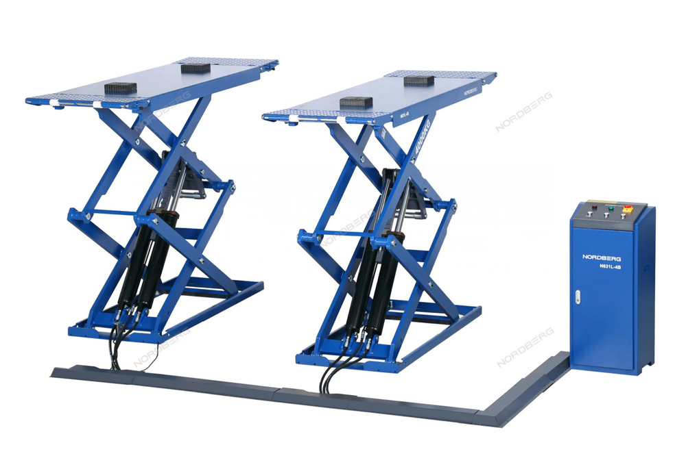 Подъемник ножничный низкопрофильный 4 т, 380 В NORDBERG N631L-4B_380