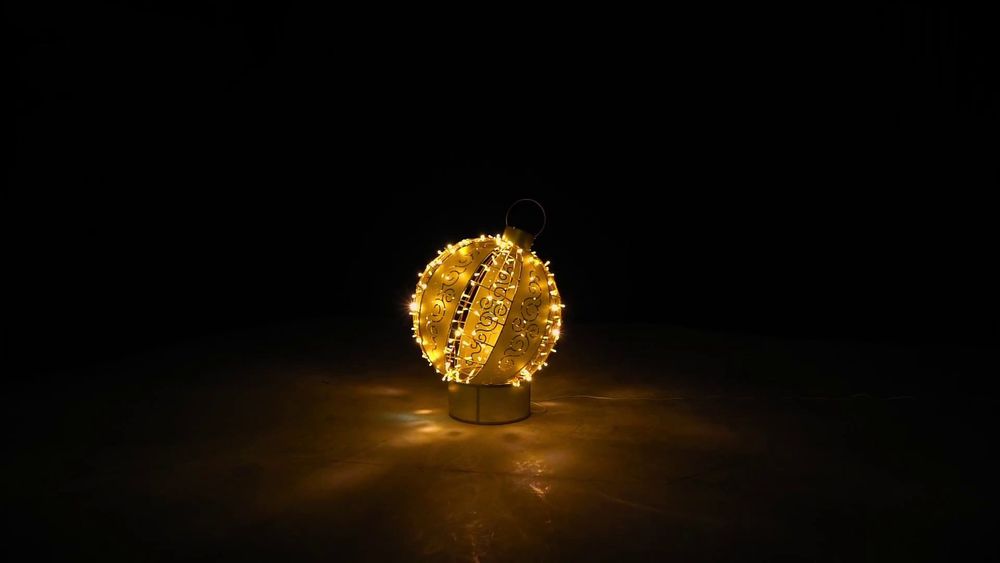 Светодиодная конструкция "Золотой шар"