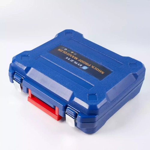 Манометрическая станция DSZH WK-P3602S (R22/134/404/410; 2-х вентильный; шланги 0.9м до 55 Bar-1/4"SAE, 2 адаптера R410 x R22, манометры 68мм, в кейсе)