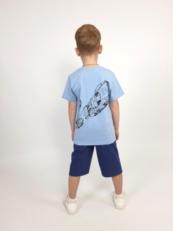 01-151-4 Комплект для мальчика (джемпер+шорты)