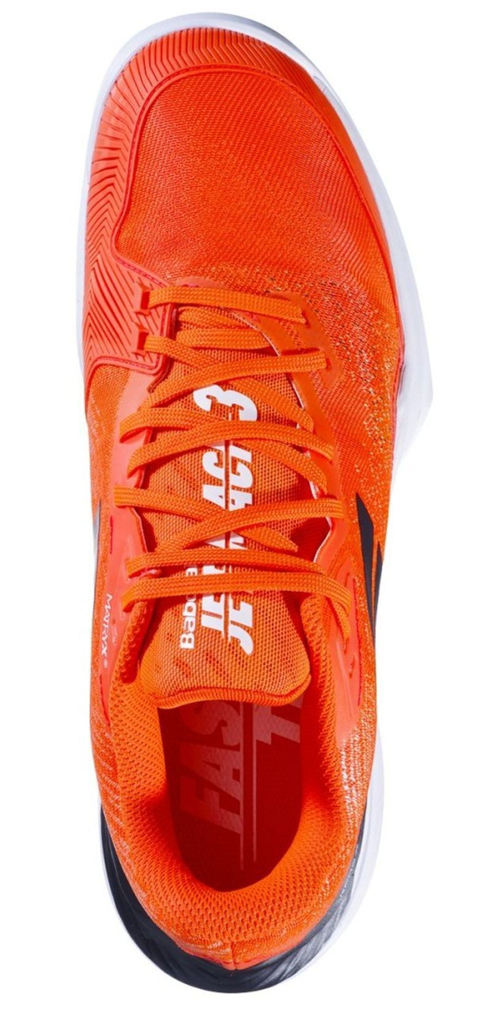 Мужские кроссовки теннисные Babolat Jet Mach 3 Clay - strike red/white