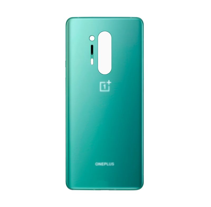 Задняя крышка для OnePlus 8 Pro зеленая (Glacial Green) без стекла камеры