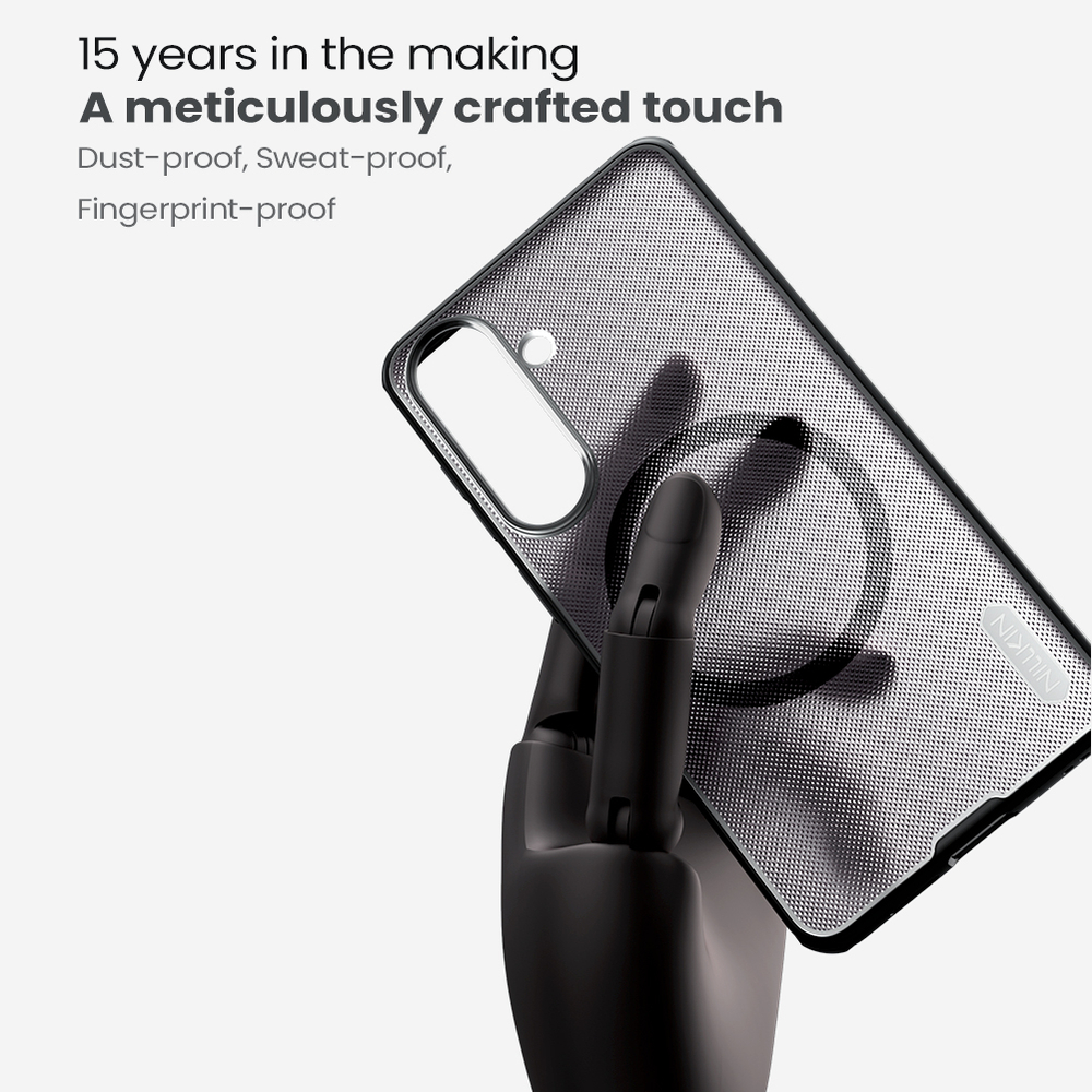 Чехол тонированный c MagSafe для Samsung Galaxy S26+ Плюс, серия Super Frosted Shield Pro Magnetic (Clear version) от Nillkin