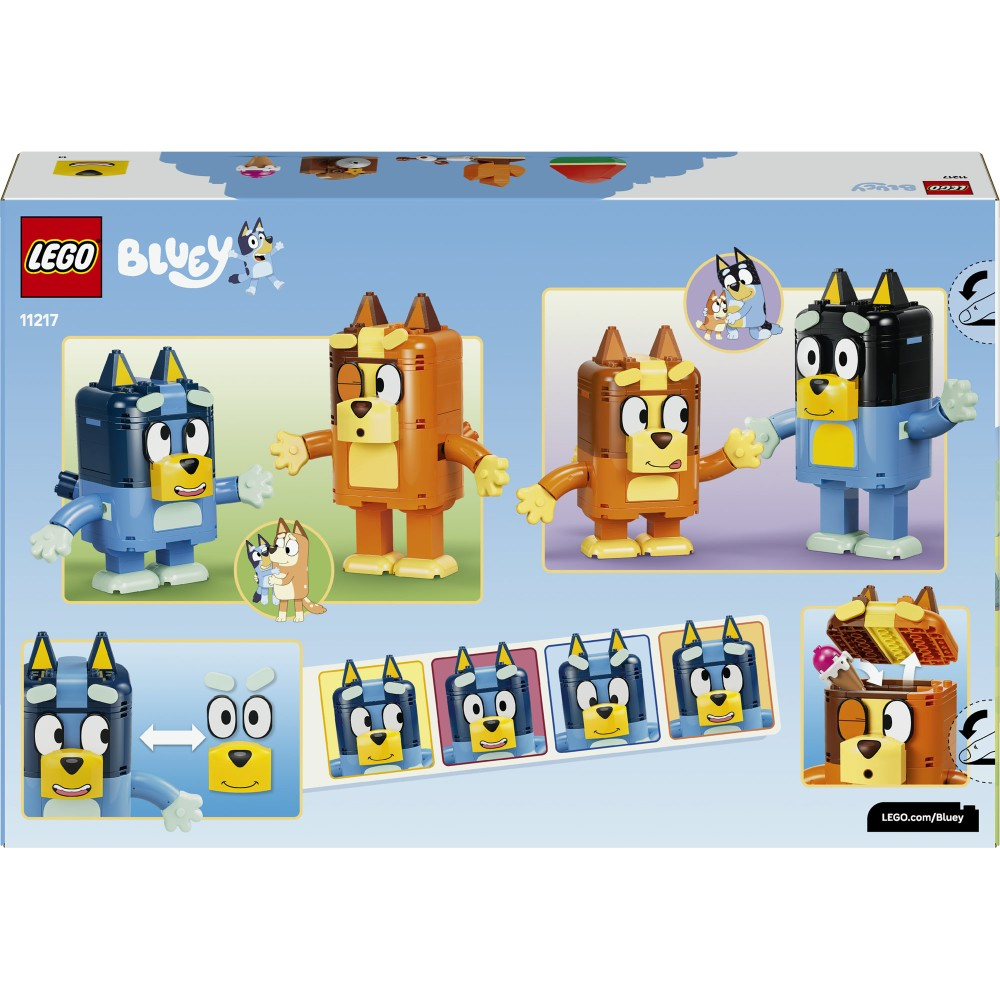 Конструктор LEGO Bluey 11217 Семья Блюи из кубиков — фото 12