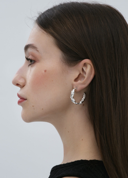 серьги конго карамель