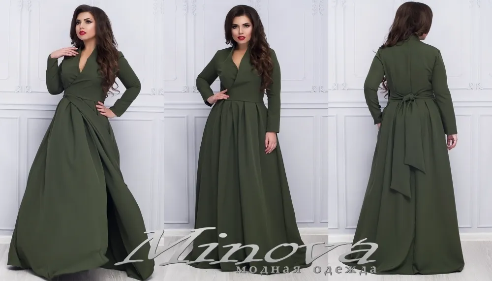 Платье 8573б (хаки) Minova