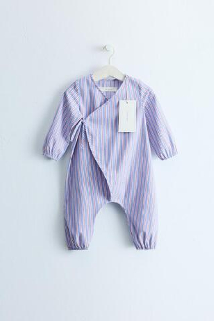 ZARA TIMELESS — ДЛИННЫЙ КОМБИНЕЗОН В ПОЛОСКУ, СИНИЙ