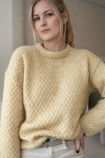 Описание по вязанию джемпера с японским плечом "Ida"