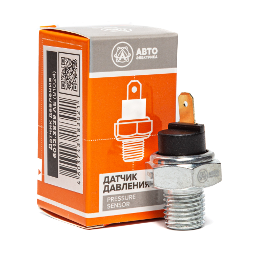 6012.3829 AE Датчик аварийного давления масла, КамАЗ, ГАЗ, ЗИЛ, УРАЛ, МТЗ, ЧТЗ (ан. ММ111Д, 2602.382