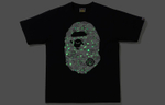 A Bathing Ape Space Camo Big Ape Head Tee черный