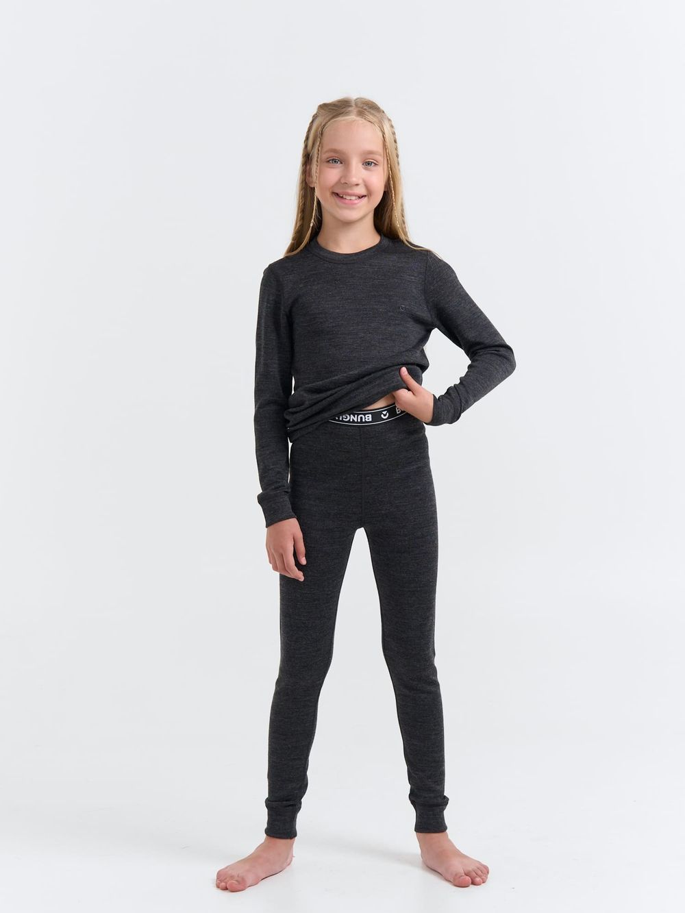 Комплект термобелья "Графит меланж" с шерстью 7+