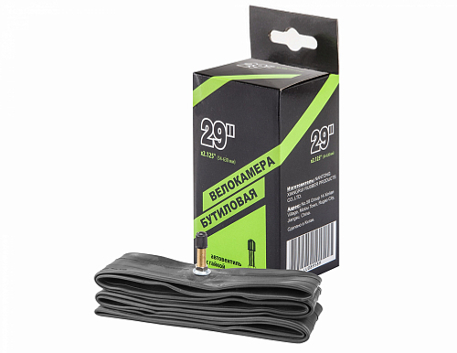 Велокамера 29"x2.125" автовентиль, с креплением к ободу NTG, в инд. упаковке