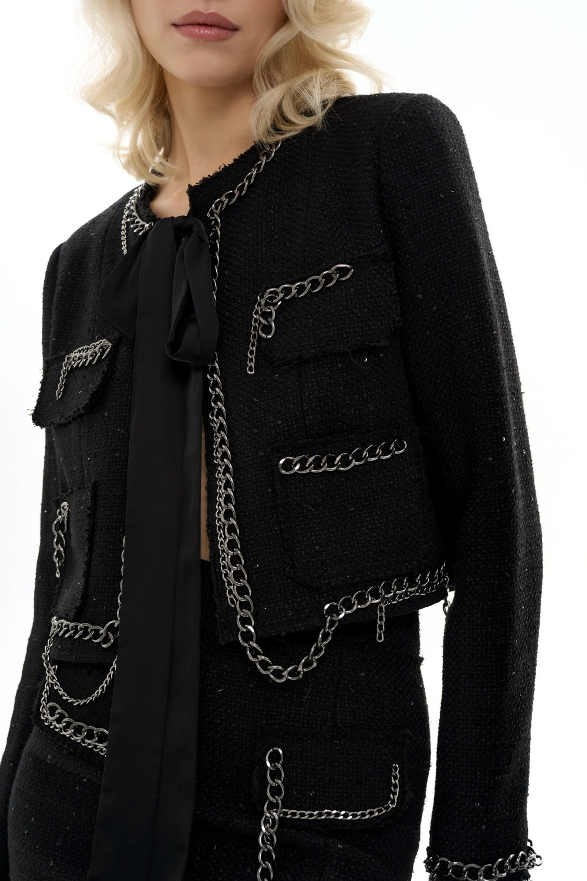 Жакет с цепями
