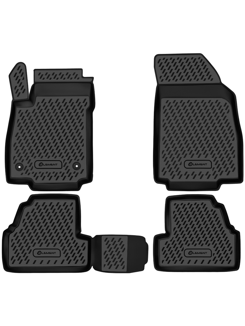 Коврики в салон для OPEL Mokka, 2012- 4 шт. (полиуретан) CAROPL00029H