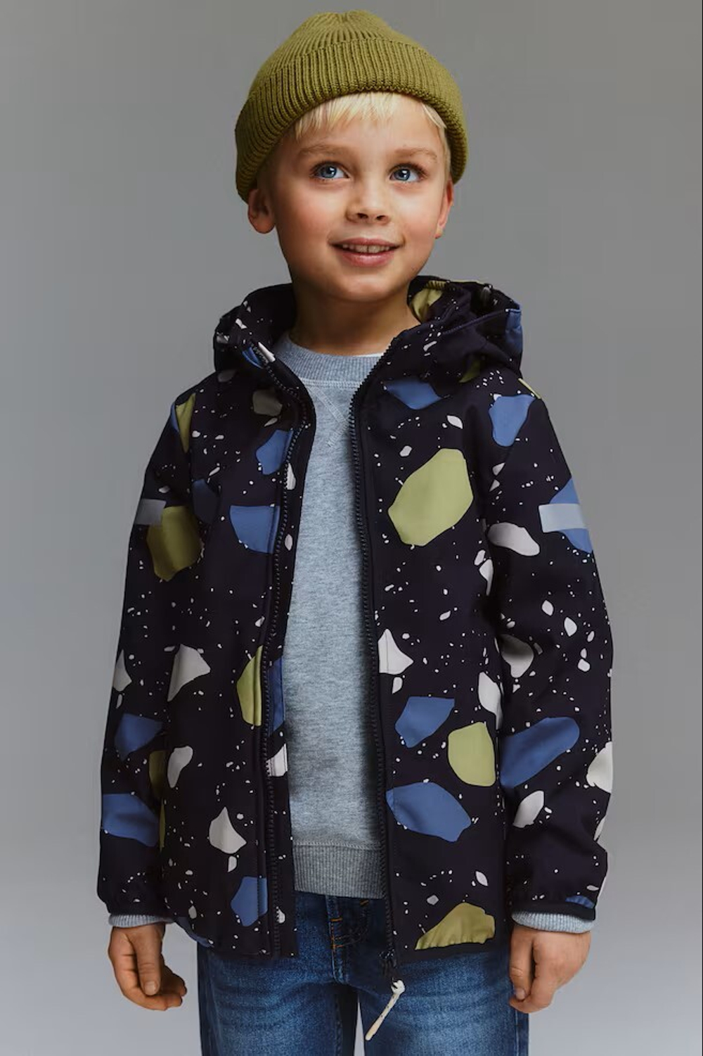 H&M Водонепроницаемая куртка, темно-серый