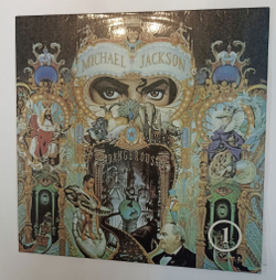 Винтажная виниловая пластинка LP Michael Jackson Dangerous часть 1 (Россия 1992)