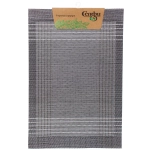 Салфетка на стол 30*45см «Парма» плетеная, серая