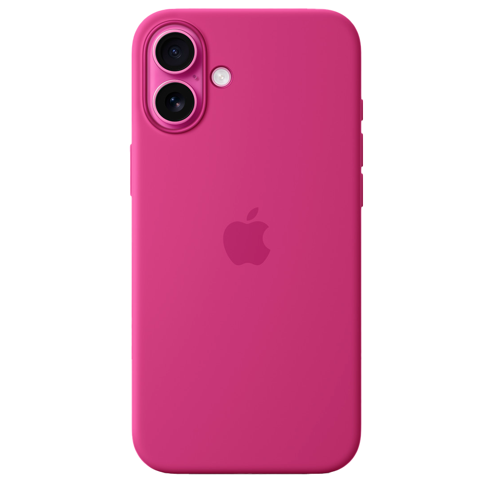 Силиконовый чехол с поддержкой MagSafe Apple Silicone Case для iPhone 16 Plus, Fuchsia (Фуксия)