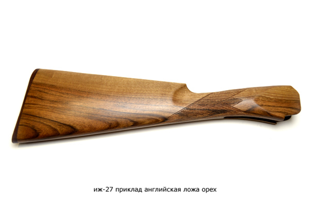 Приклад на ИЖ-27 Английская ложа орех, после 88 года, 12,16 калибр