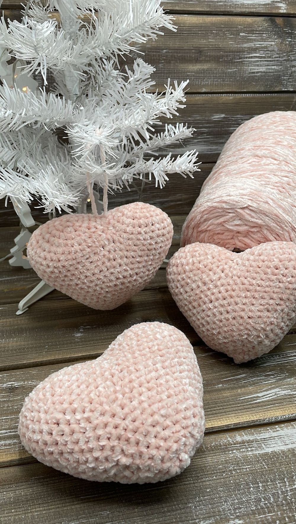 Пряжа плюшевая Chenill шенилл на бобине